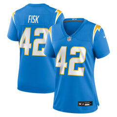 Tucker Fisk Los Angeles Chargers Women's Team Game Jersey - Powder Blue Jerseys