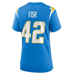Tucker Fisk Los Angeles Chargers Women's Team Game Jersey - Powder Blue Jerseys
