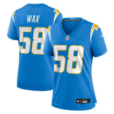 Marlowe Wax Los Angeles Chargers Women's Team Game Jersey - Powder Blue Jerseys