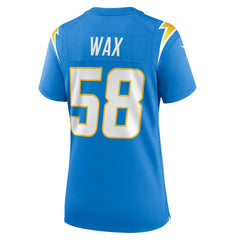 Marlowe Wax Los Angeles Chargers Women's Team Game Jersey - Powder Blue Jerseys