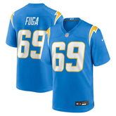 Josh Fuga Los Angeles Chargers Team Game Jersey - Powder Blue Jerseys