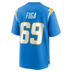 Josh Fuga Los Angeles Chargers Team Game Jersey - Powder Blue Jerseys