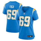 Josh Fuga Los Angeles Chargers Women's Team Game Jersey - Powder Blue Jerseys