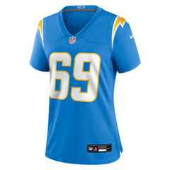 Josh Fuga Los Angeles Chargers Women's Team Game Jersey - Powder Blue Jerseys