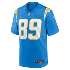 Will Dissly Los Angeles Chargers Team Game Jersey - Powder Blue Jerseys