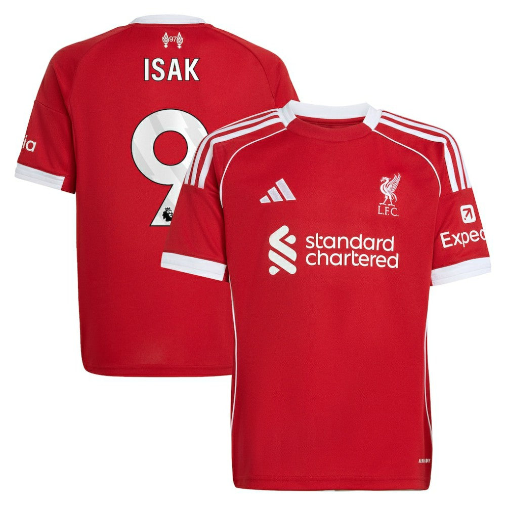 Alexander Isak Liverpool Youth 2025/26 Home Replica Player Jersey Red - Adidas discount