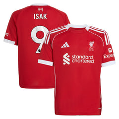 Alexander Isak Liverpool Youth 2025/26 Home Replica Player Jersey Red - Adidas discount