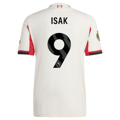 Alexander Isak Liverpool 2025/26 Away Player Jersey White - Adidas outlet