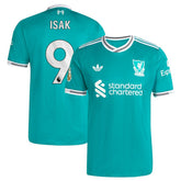 Alexander Isak Liverpool 2025/26 Third Player Jersey Green - Adidas online