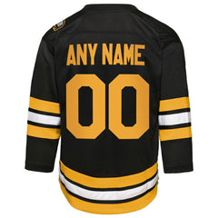 Boston Bruins Youth Home Custom Replica Jersey - Black | US 203445705