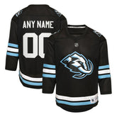 Utah Mammoth Youth Home Replica Custom Jersey - Black | US 203445707