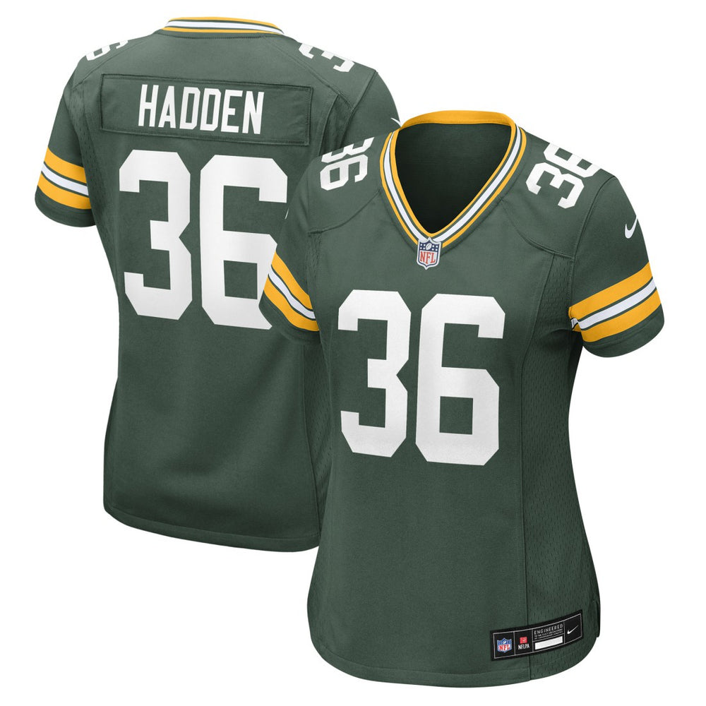 Kamal Hadden Green Bay Packers Women's Team Game Jersey - Green Jerseys
