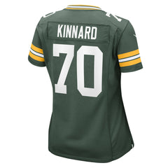 Darian Kinnard Green Bay Packers Women's Team Game Jersey - Green Jerseys