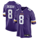 Jeff Okudah Minnesota Vikings Team Game Jersey - Purple Jerseys