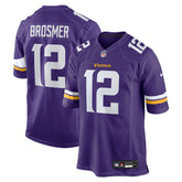 Max Brosmer Minnesota Vikings Team Game Jersey - Purple Jerseys