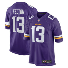 Tai Felton Minnesota Vikings Team Game Jersey - Purple Jerseys