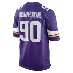 Tyrion Ingram-Dawkins Minnesota Vikings Team Game Jersey - Purple Jerseys