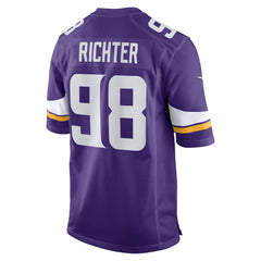Bo Richter Minnesota Vikings Team Game Jersey - Purple Jerseys