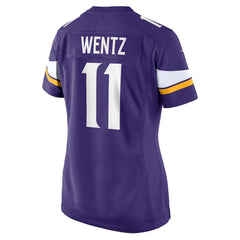 Carson Wentz Minnesota Vikings Women's Team Game Jersey - Purple Jerseys