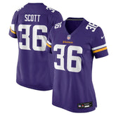 Zavier Scott Minnesota Vikings Women's Team Game Jersey - Purple Jerseys