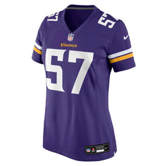 Chaz Chambliss Minnesota Vikings Women's Team Game Jersey - Purple Jerseys