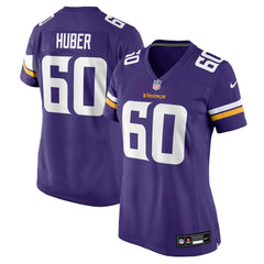 Joe Huber Minnesota Vikings Women's Team Game Jersey - Purple Jerseys