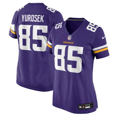 Ben Yurosek Minnesota Vikings Women's Team Game Jersey - Purple Jerseys