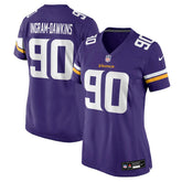 Tyrion Ingram-Dawkins Minnesota Vikings Women's Team Game Jersey - Purple Jerseys