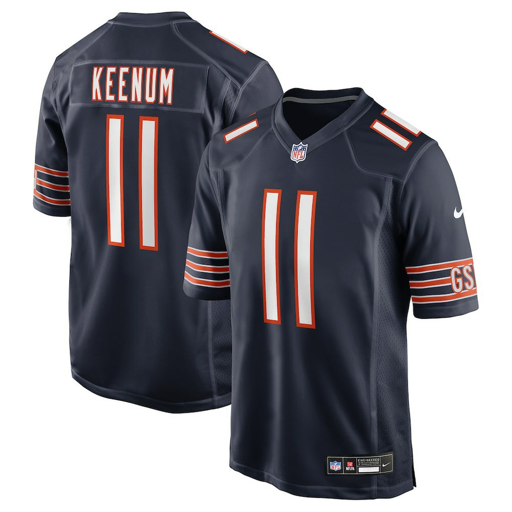 Case Keenum Chicago Bears Team Game Jersey - Navy Jerseys