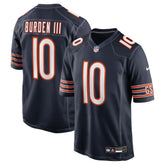 Luther Burden III Chicago Bears Team Game Jersey - Navy Jerseys