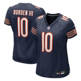 Luther Burden III Chicago Bears Women's Team Game Jersey - Navy Jerseys