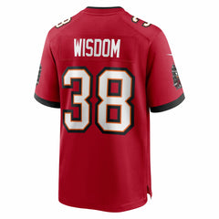Rashad Wisdom Tampa Bay Buccaneers Team Game Jersey - Red Jerseys