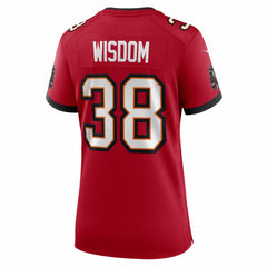 Rashad Wisdom Tampa Bay Buccaneers Women's Team Game Jersey - Red Jerseys