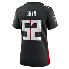 Jovaughn Gwyn Atlanta Falcons Women's Team Game Jersey - Black Jerseys