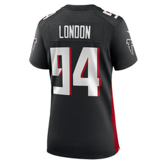 LaCale London Atlanta Falcons Women's Team Game Jersey - Black Jerseys