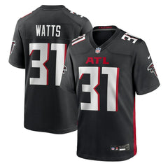 Xavier Watts Atlanta Falcons Team Game Jersey - Black Jerseys
