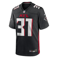 Xavier Watts Atlanta Falcons Team Game Jersey - Black Jerseys