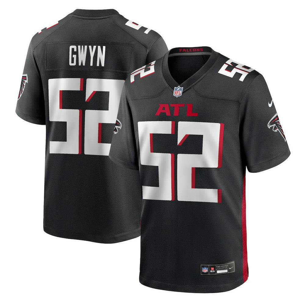 Jovaughn Gwyn Atlanta Falcons Team Game Jersey - Black Jerseys