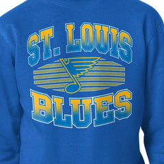 St. Louis Blues Starter Team Grit Graphic Fleece Pullover Sweatshirt - Blue | US 203448428
