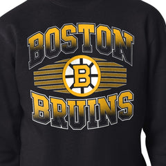 Boston Bruins Starter Team Grit Graphic Fleece Pullover Sweatshirt - Black | US 203448437
