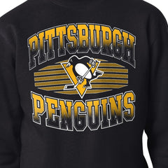 Pittsburgh Penguins Starter Team Grit Graphic Fleece Pullover Sweatshirt - Black | US 203448445