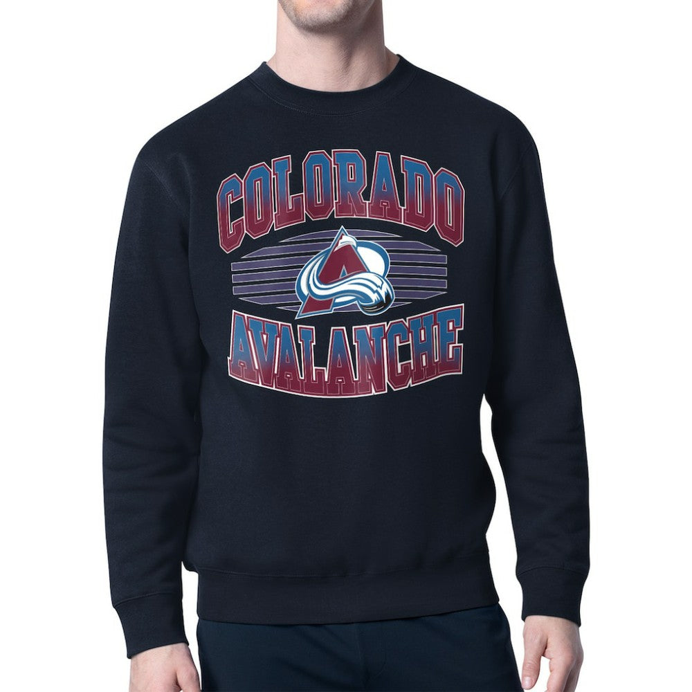 Colorado Avalanche Starter Team Grit Graphic Fleece Pullover Sweatshirt - Navy | US 203448448