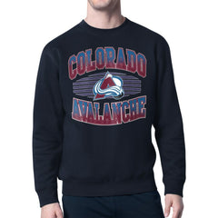 Colorado Avalanche Starter Team Grit Graphic Fleece Pullover Sweatshirt - Navy | US 203448448