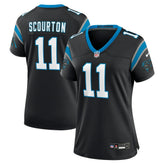Nic Scourton Carolina Panthers Women's Team Game Jersey - Black Jerseys