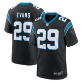 Akayleb Evans Carolina Panthers Team Game Jersey - Black Jerseys