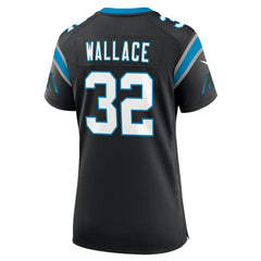 Trevin Wallace Carolina Panthers Women's Team Game Jersey - Black Jerseys