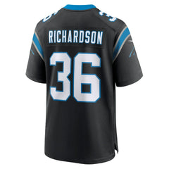 Demani Richardson Carolina Panthers Team Game Jersey - Black Jerseys