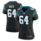 Cade Mays Carolina Panthers Women's Team Game Jersey - Black Jerseys