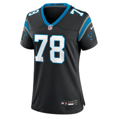 Popo Aumavae Carolina Panthers Women's Team Game Jersey - Black Jerseys