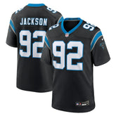 Cam Jackson Carolina Panthers Team Game Jersey - Black Jerseys